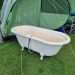 Holiday park staff baffled after campers leave behind cast iron bath