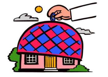 ‘What could be more exciting than putting a tea cosy on a house?’