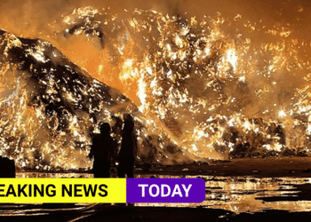 Wiltshire blaze burns 300 tonnes of waste at recycling centre -