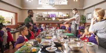 Restaurant chefs are reinventing school dinners in the UK