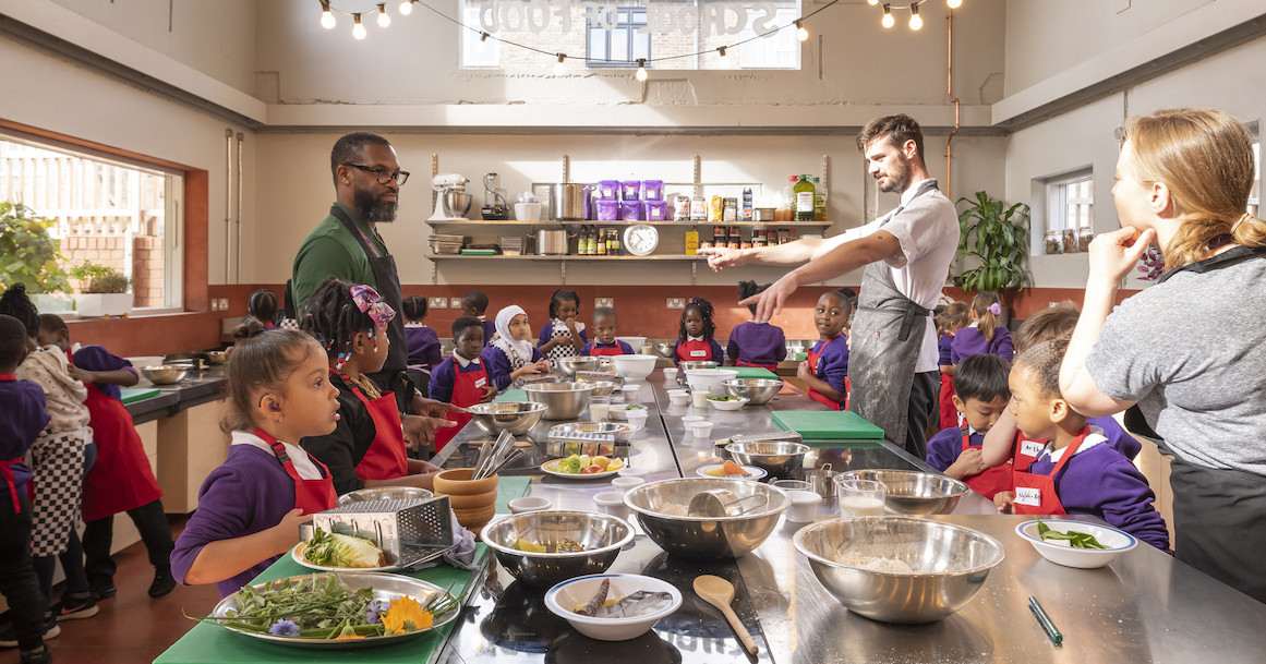 Restaurant chefs are reinventing school dinners in the UK
