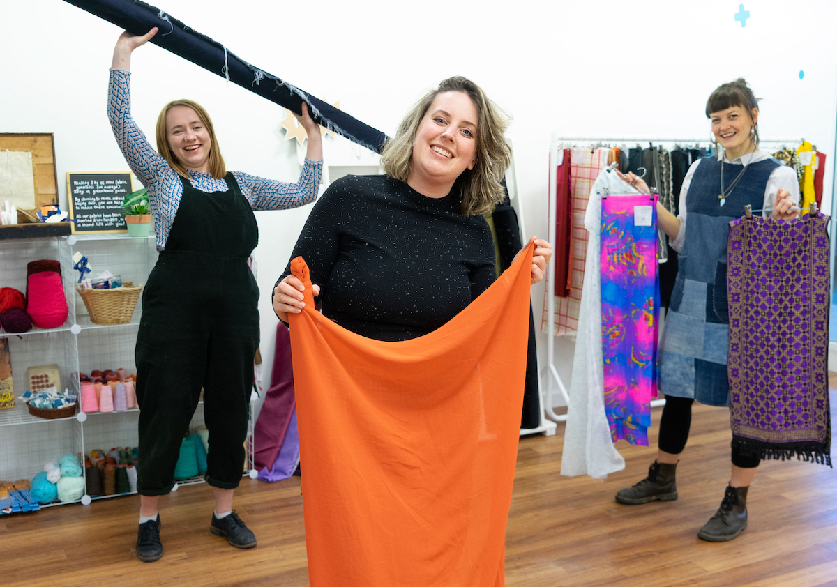 The future of high street fashion? A hub where you mend, make and swap clothes - Positive News