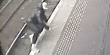 Daniel Haig was captured on CCTV with the knife. Pic: Crown Office