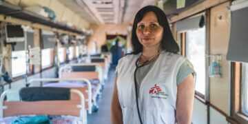 ‘We are prepared for anything’: onboard Ukraine’s hospital train