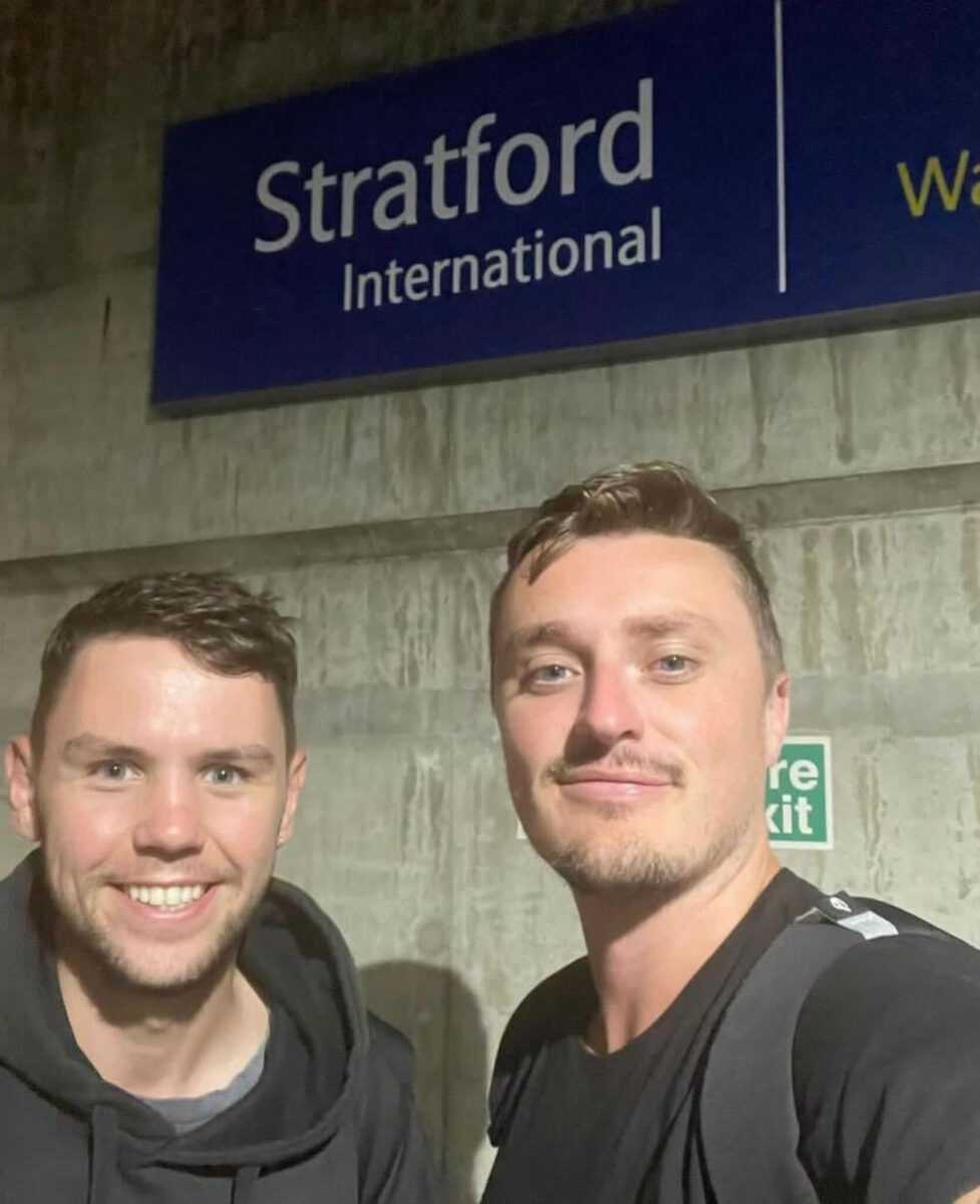 Brits arrive back to UK after 1,900 mile charity hitchhike from Asia