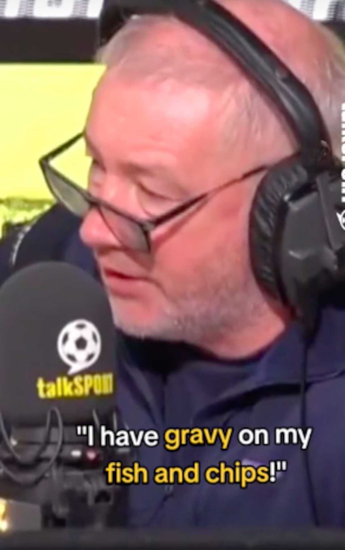 Ally McCoist stunned after co-host tells of his love of GRAVY chippy