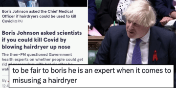 Boris Johnson asked if you could cure Covid by blowing a hairdryer up your nose - 17 hottest responses