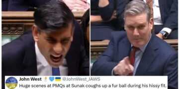 Keir Starmer's PMQs question about child homelessness sends a furious Rishi Sunak wildly viral