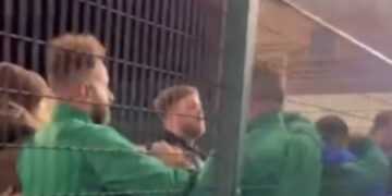 Shocking vid shows moment five-a-side game descends into chaos