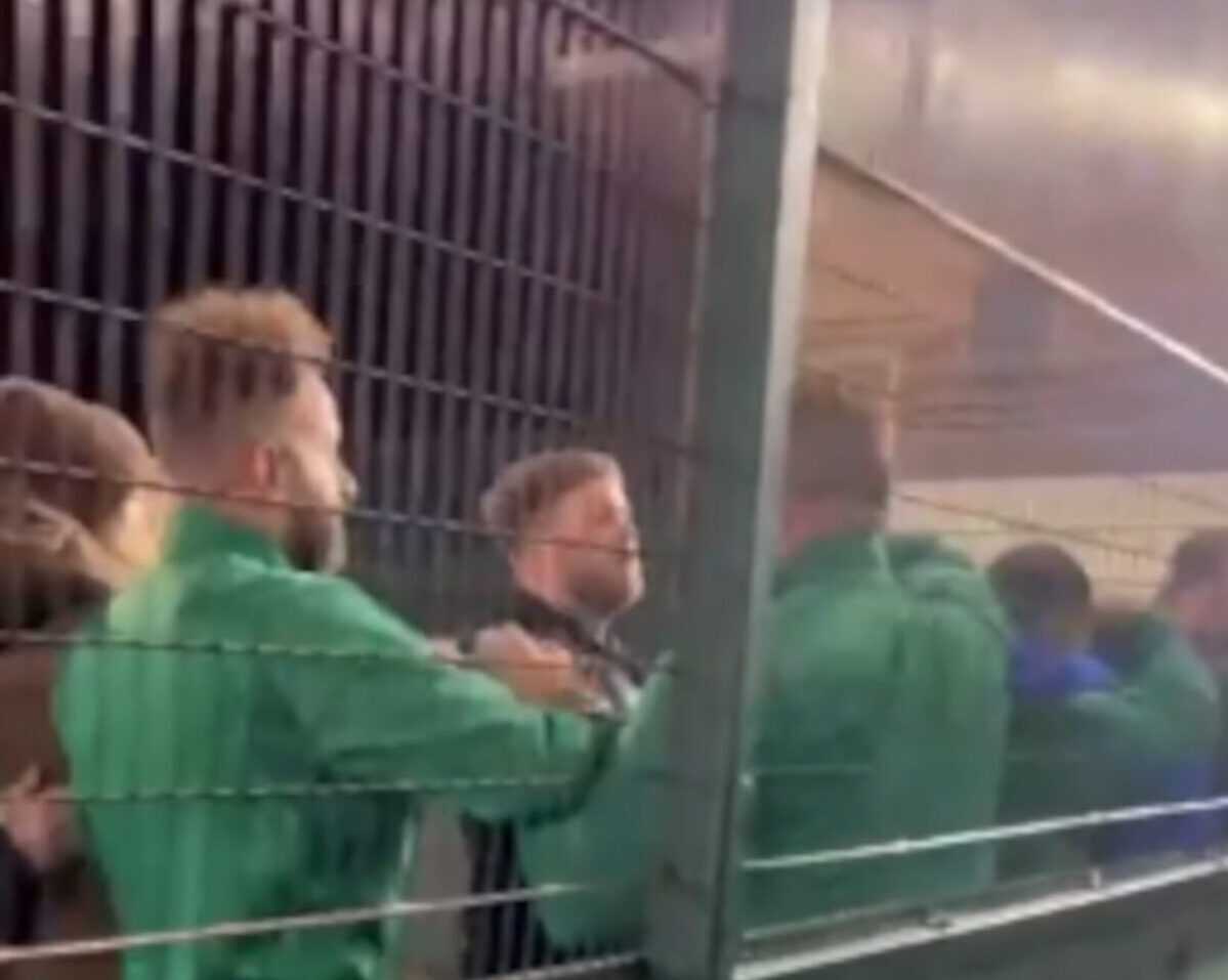 Shocking vid shows moment five-a-side game descends into chaos