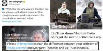 The Telegraph's outrage over Keir Starmer wearing fatigues was next-level hypocrisy - 12 military takedowns