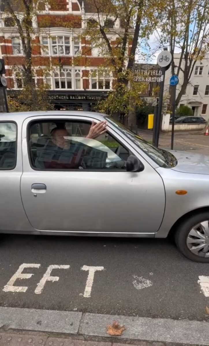 Partially sighted woman collides with stopped driver at a crossing