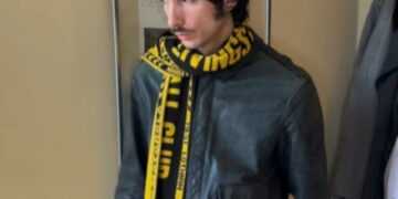 Gustavo Piers Milton sports the Livingston scarf