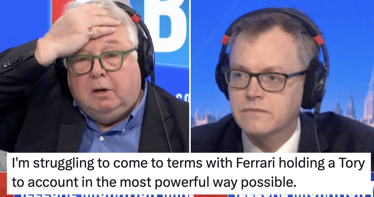 Nick Ferrari pulled the plug on a Tory MP who refused 9 times to answer his Lee Anderson 'Islamophobe' question and even a stopped clock and all that
