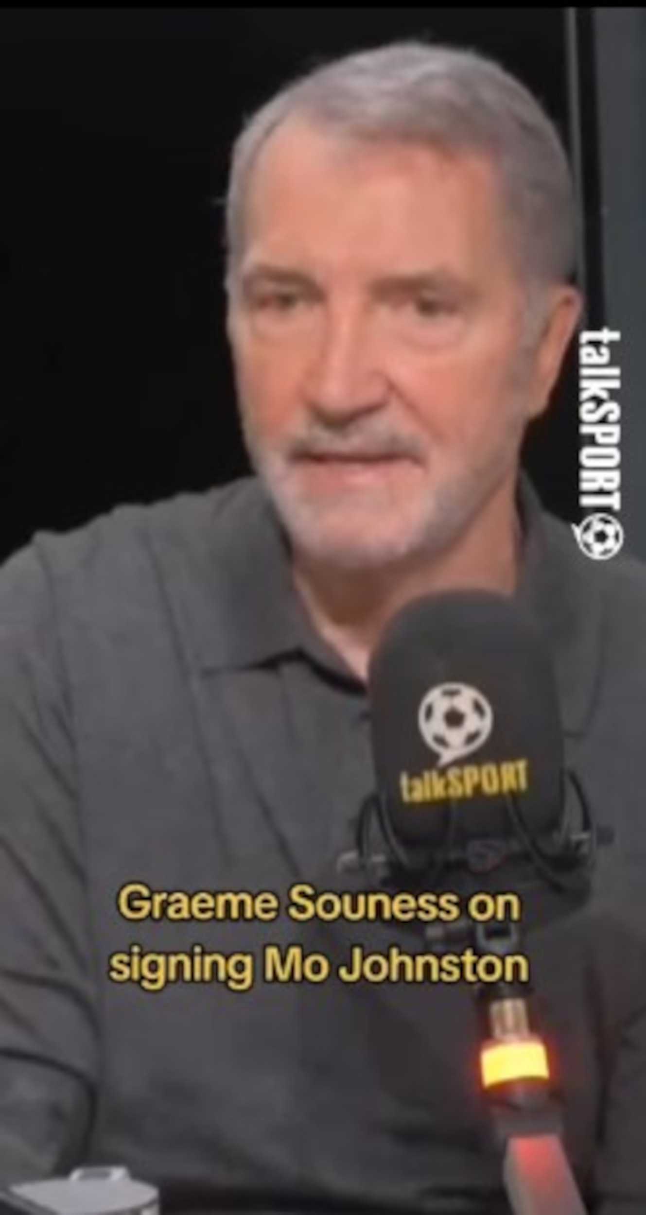 Rangers legend Graeme Souness reveals signing former Celt Mo Johnston was "the right thing to do"