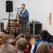Callum Beattie surprises Abroath school with a special performance