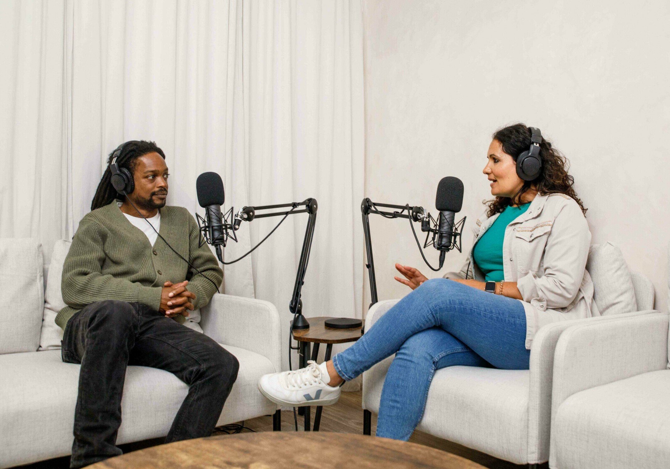 ‘There’s a lot of space now for solutions.’ Meet the hosts of the Positive News podcast