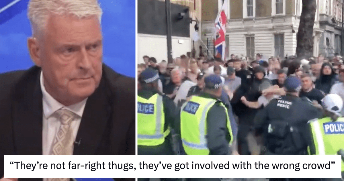 Lee Anderson defended the rioters by saying 'we all do daft things when we're young' and the internet responded as one