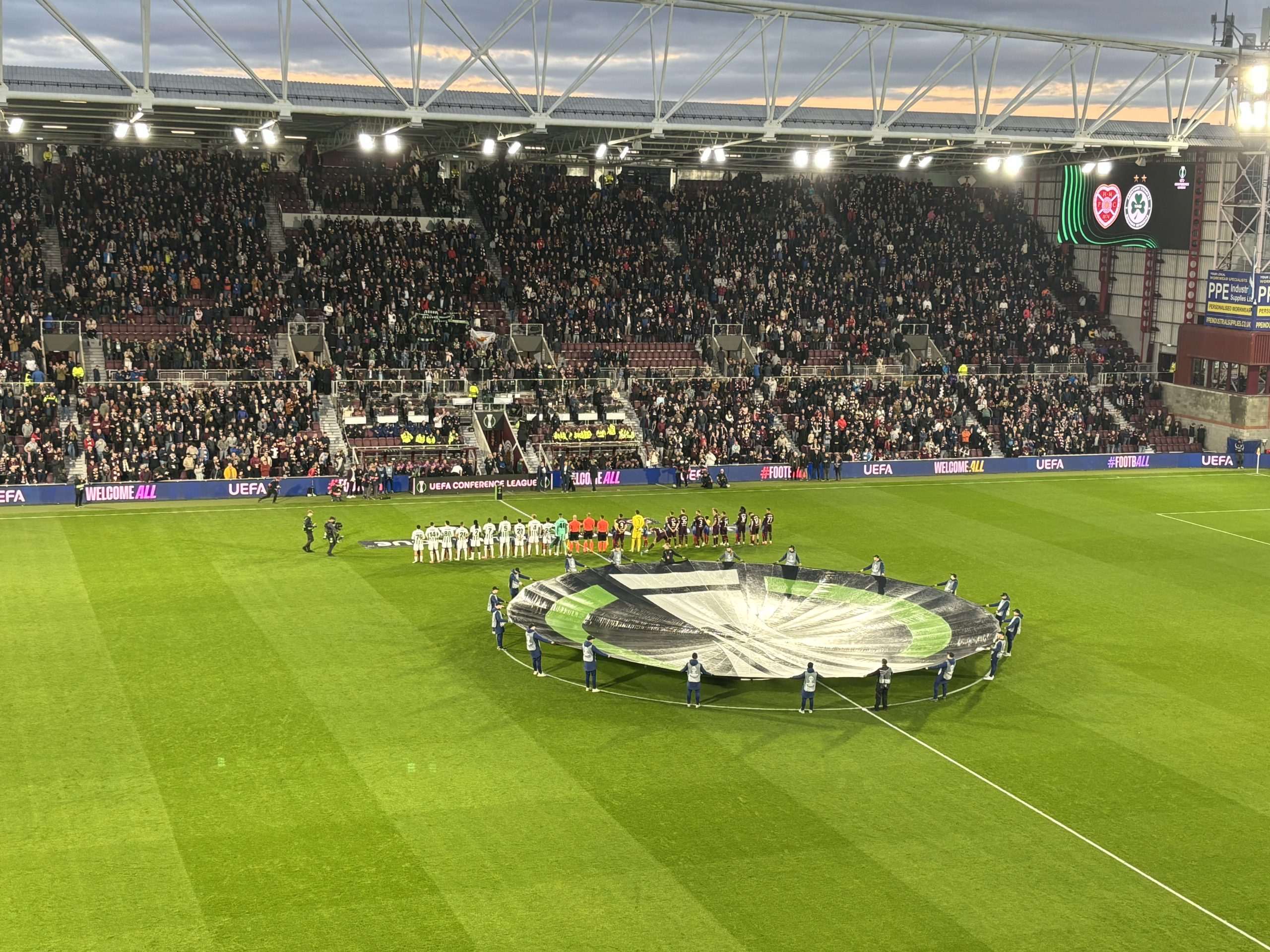 Hearts cruise to 2-0 victory over Omonia