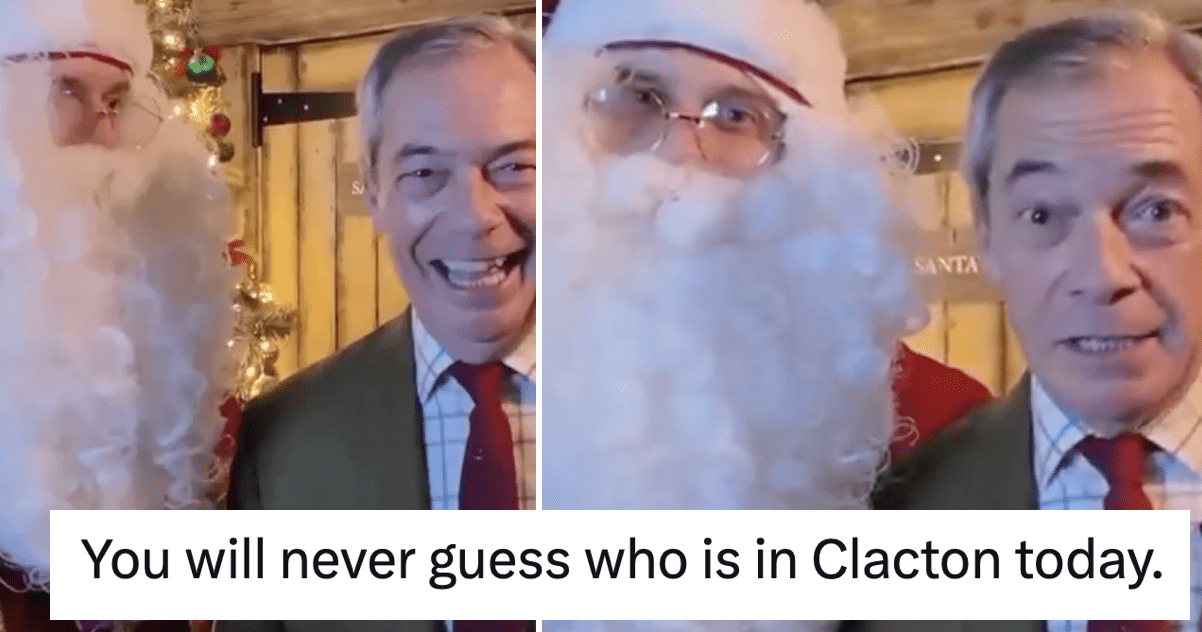 Nigel Farage had a question for everyone at Christmas and the replies were a real festive treat