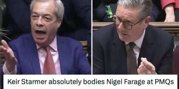 It took Nigel Farage 2 minutes to ask the question and Keir Starmer 2 seconds to make him look like a dick