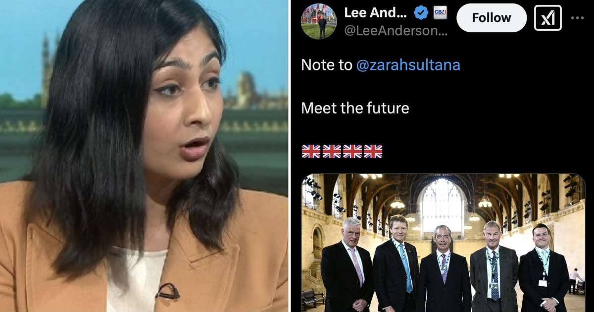 Lee Anderson trolled a Labour MP saying Reform UK was 'the future' and her blockbuster comeback owned him into next year