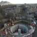 A drone captures the storm tank on Marchmont Road (C) Scottish Water