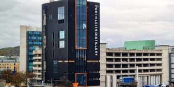 The Port of Leith Distillery, where the abseil will take place. (C) @leithdistillery/X