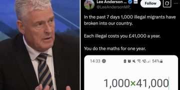 Lee Anderson told people to 'do the maths' about migration and this calculated A++ comeback was simply magnificent