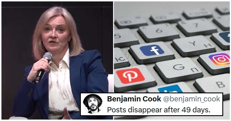 Just when you thought you were in the stupidest timeline, Liz Truss announces plans to launch her own 'free speech' social media platform