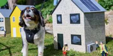 Beacon of light: the model village retrofitted into a tiny renewables kingdom