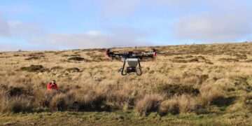 Drone tree-seeding trial could ‘revolutionise’ the expansion of rainforests say exponents