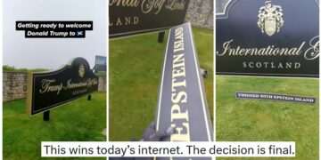 The people behind the viral Musk bus stop posters have made sure Scotland is well and truly ready for Trump's visit