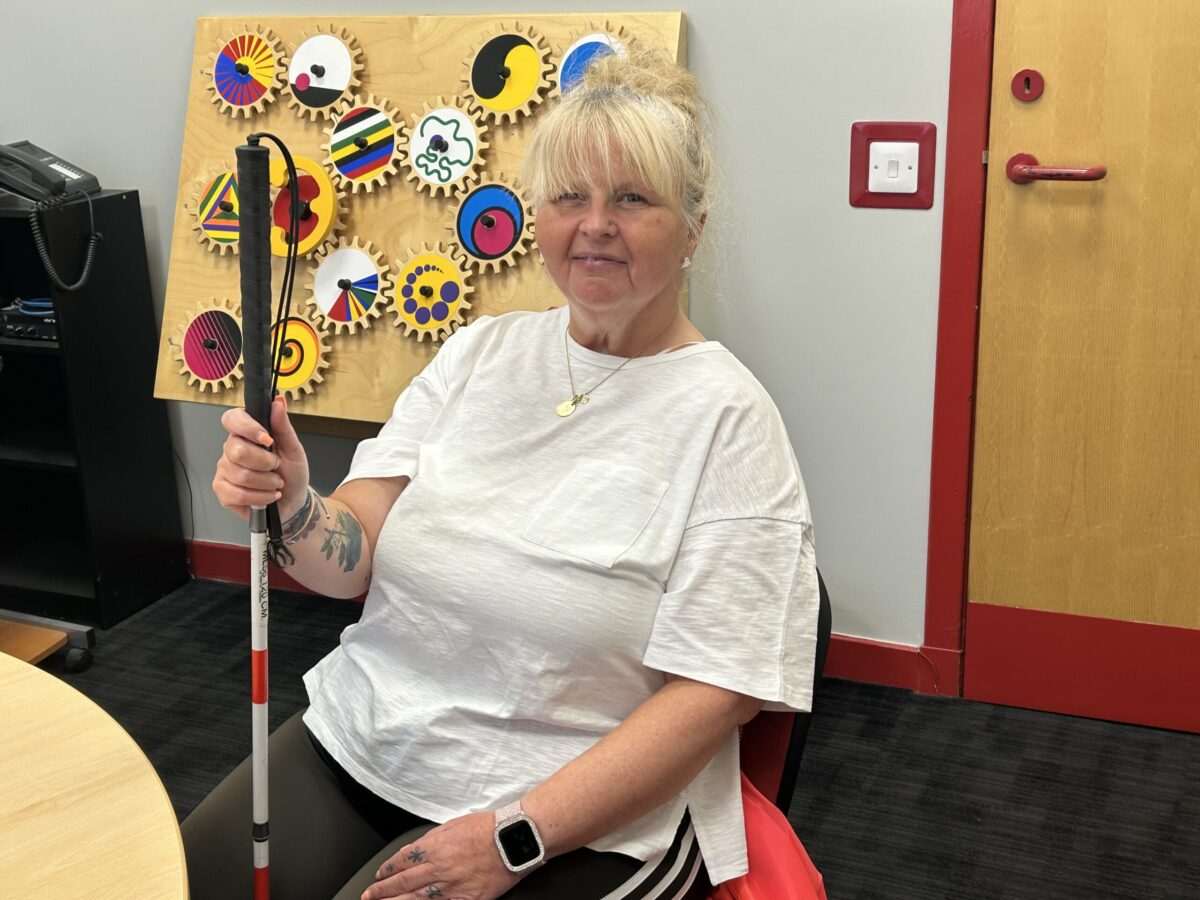 Deafblind Scots woman hails charity for nearly 30 years of support