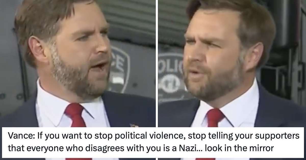 JD Vance wants you to stop calling people 'Nazi' and basically the entirety of the internet said the same thing