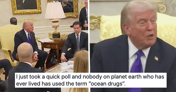 Donald Trump said 'ocean drugs' is a thing people say and these 15 stone-cold sober replies dragged him back to shore