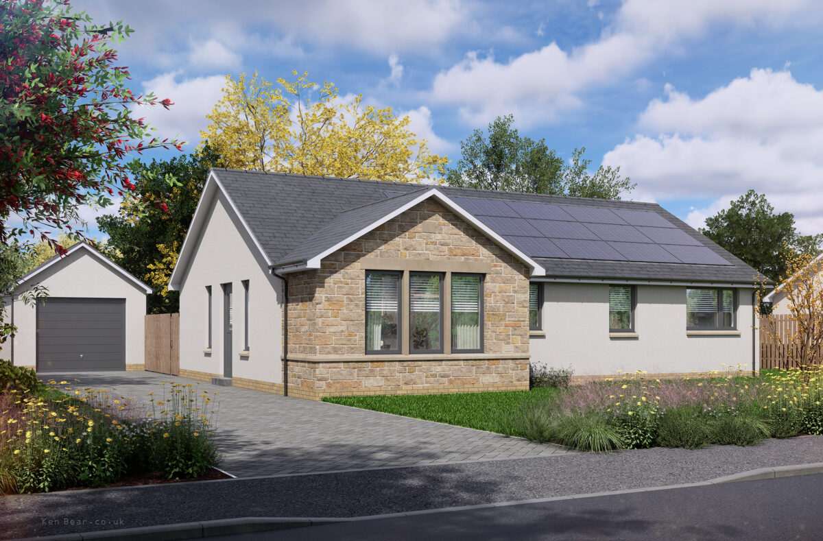 Groundwork begins on new single-storey homes in Midlothian
