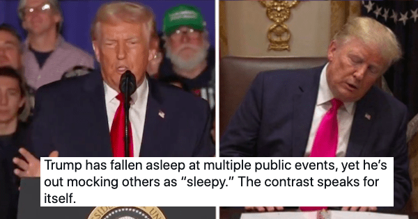 Donald Trump called Joe Biden a 'sleepy son of a bitch' and the Projection Police arrived on the scene in record time