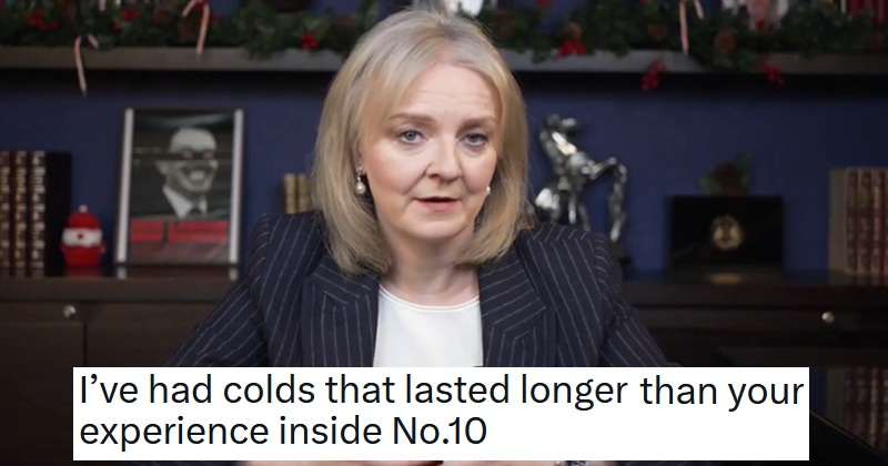 Liz Truss started wanging on about her 'experience inside Number 10' again, and the facepalms were visible from Land's End to John o' Groats