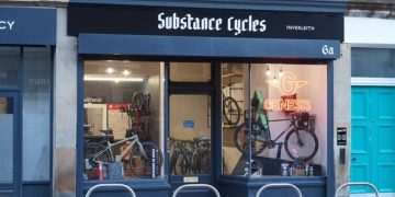 Successful bike shop relocates  in Inverleith, Edinburgh