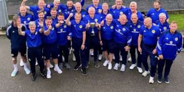 Scotland's over-50s football champs to defend title on home soil