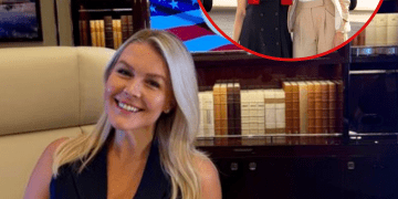 Karoline Leavitt flew aboard the new Air Force One but there was only one thing anyone was talking about and it's hilarious