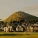 An image of the North Berwick Law, the conical hill in North Berwick.