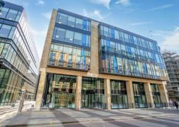 Office refurbishment development nears completion in the capital
